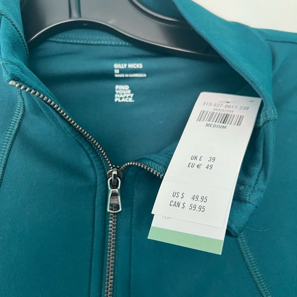 Deep teal gilly hicks(Hollister) jacket